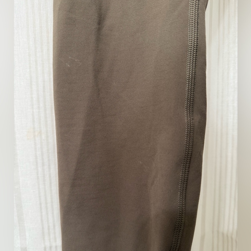 Lululemon Athleta Buttery Soft Army Green 25” Leggings with Drawcord - Picture 8 of 8
